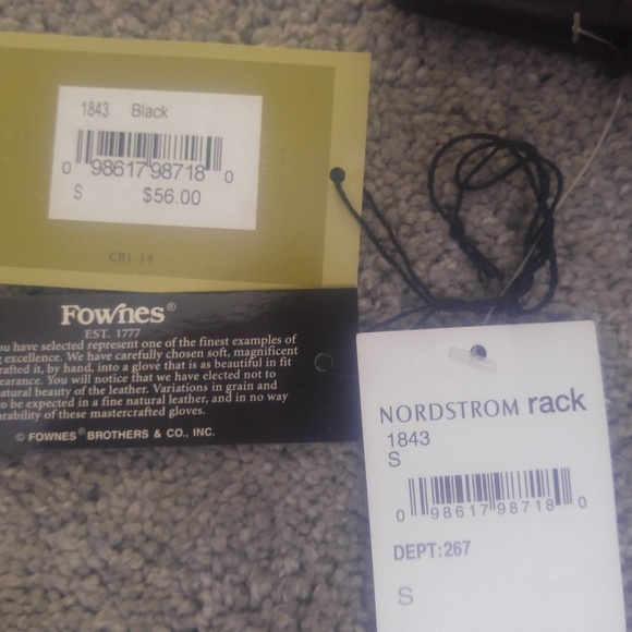 FONES GLOVES FROM NORDSTROMS - REAL LEATHER NWT - Picture 4 of 4